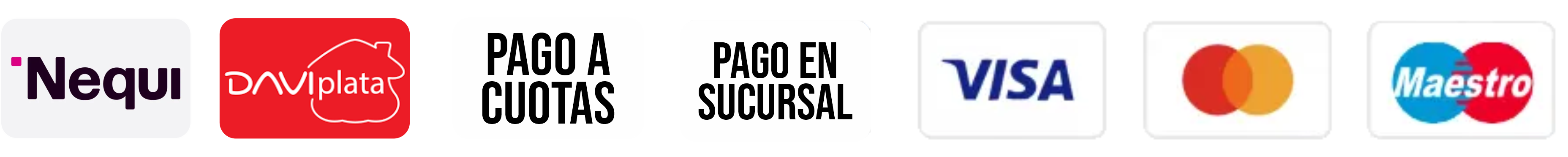 Formas de pago